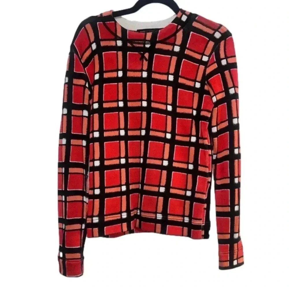 Marc by Marc Jacobs Red Plaid‎ Sweater